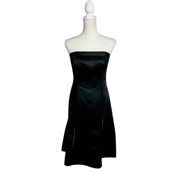 brocade formal dress 241E2525 Brocade Strapless Column Straight Evening Dress